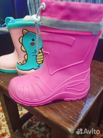 Детские резиновые сапоги, 27р, 18 р