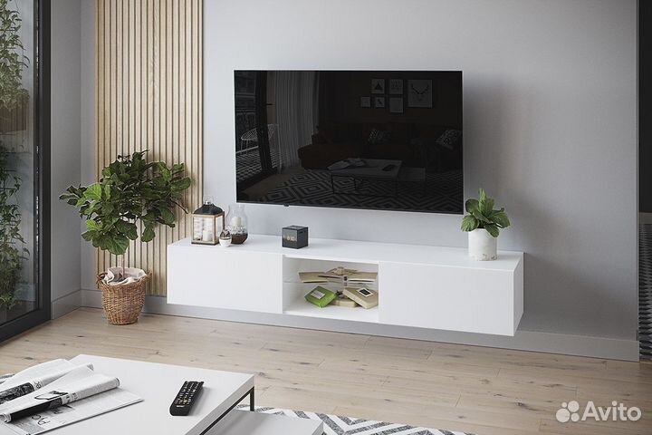 Тумба тв 2 подвесная