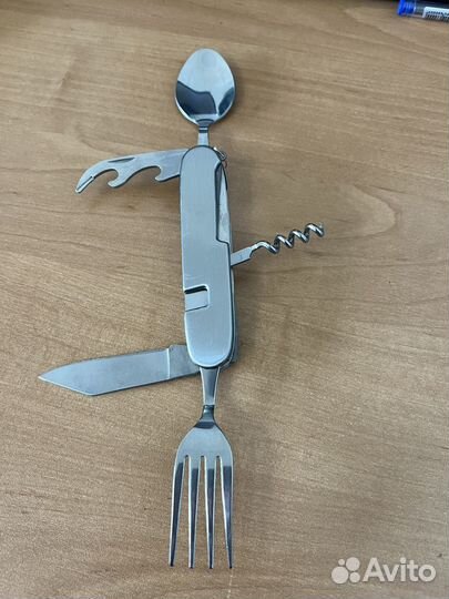 Походный набор 11см столовые приборы 42581