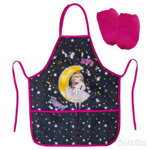 Фартук с нарукавниками уроков труда brauberg kids