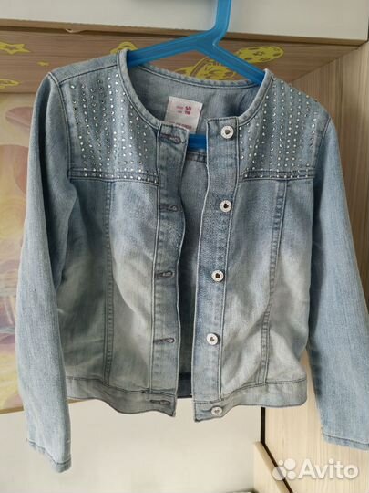 Джинсы и джинсовка для девочки