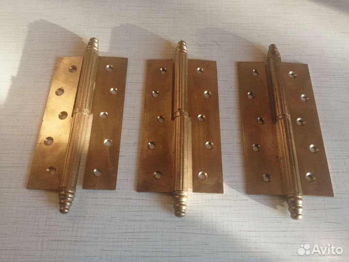 Петли дверные латунные 3шт