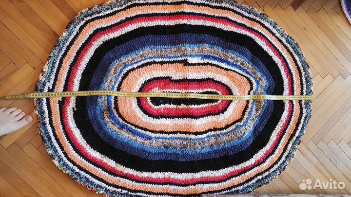 Коврик вязаный крючком