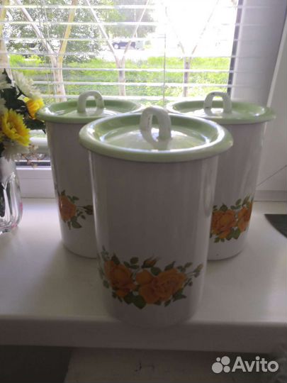 Банки эмалир. под сыпучее