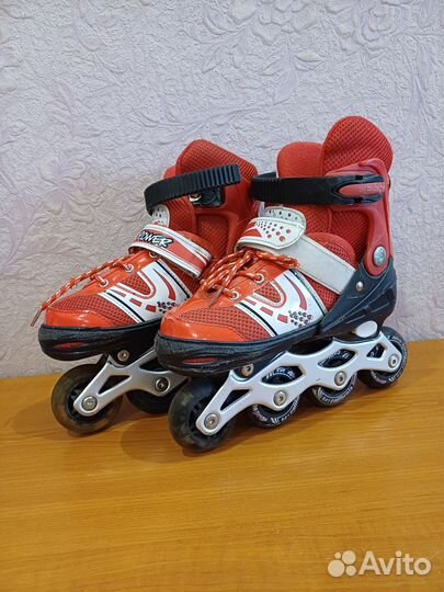 Роликовые коньки детские раздвижные