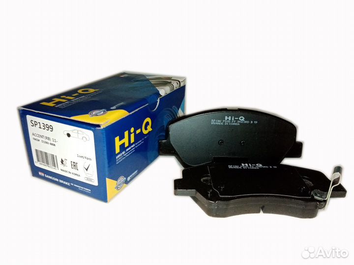 Колодки солярис 11-\i30\элантра 11/сид/рио