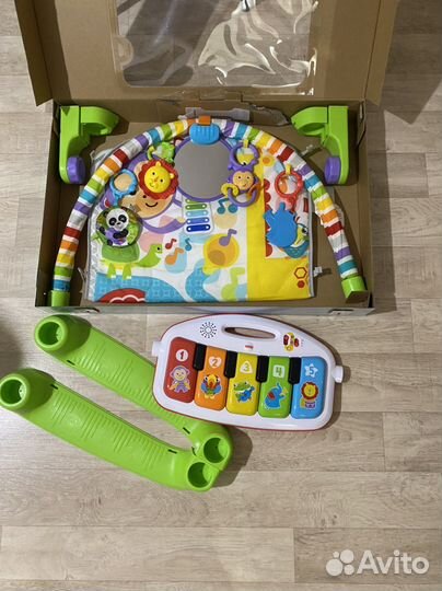 Развивающий коврик fisher price Пианино делюкс