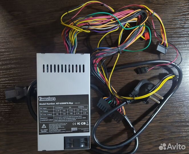Блок питания Comstars 200w flex-ATX kt-u200fx-nyy