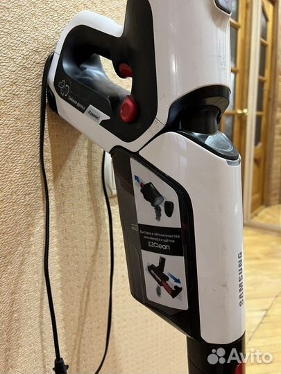 Вертикальный беспроводной пылесос samsung