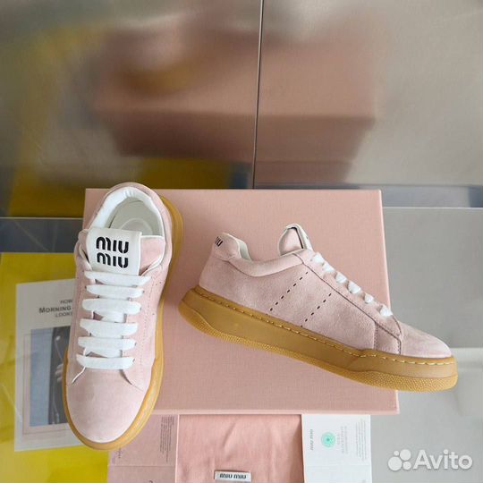 Кроссовки женские Miu Miu Pink