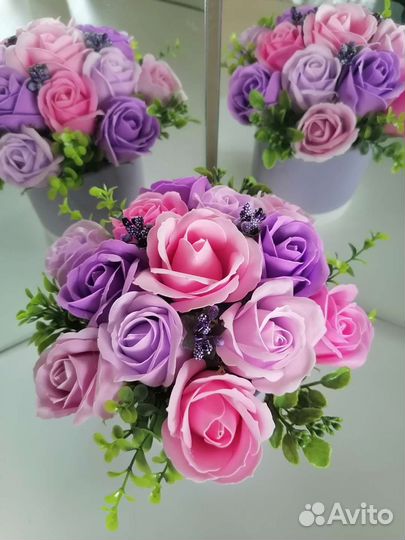 Букет из мыла