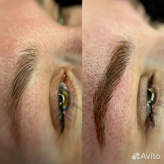 Татуаж бровей волосковый