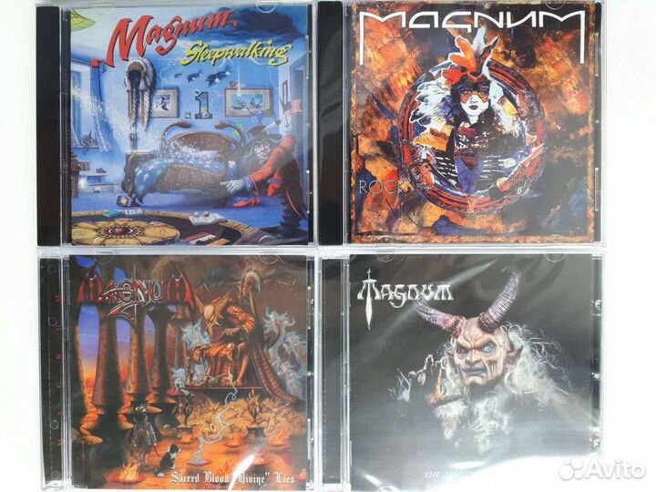 CD диски Magnum, Alcatrazz, Autograph, Badlands