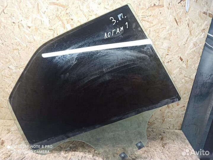 Стекло двери задней правой Renault Logan 1