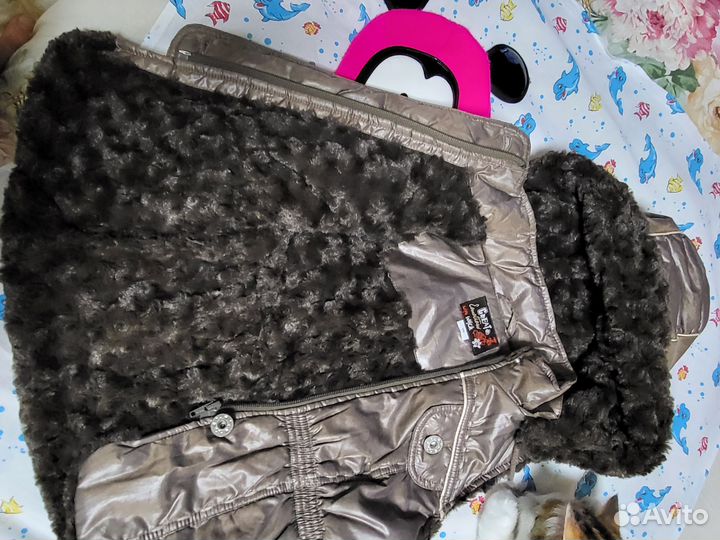 Меховая жилетка на 3-4 года