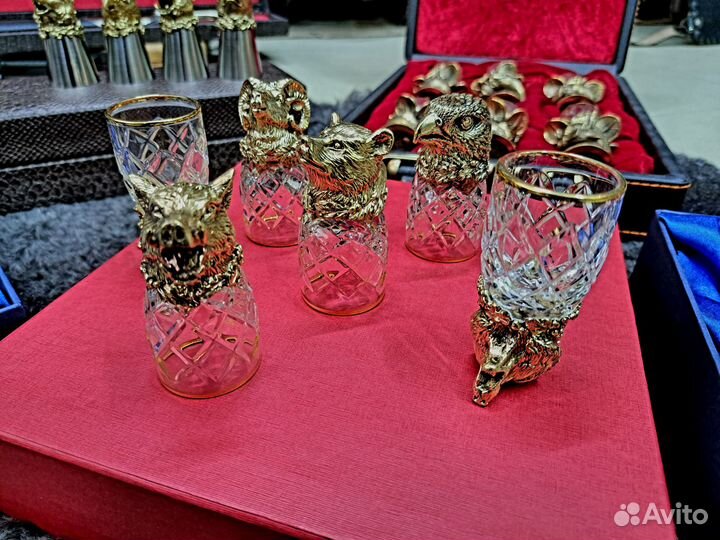 Рюмки,стопки бронза художественное литье