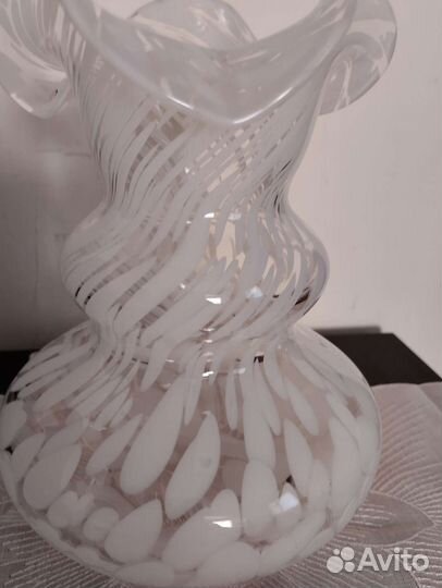 Ваза Гутное стекло СССР