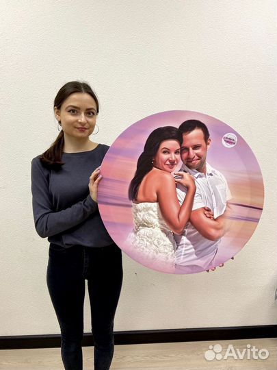 Портрет по фото / Картина на холсте за 1 день