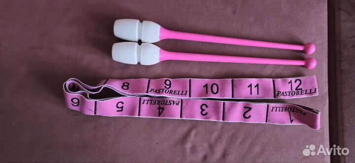 Резина и булавы для худ.гимнастики