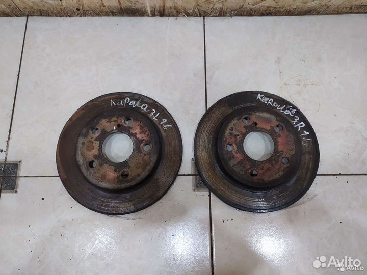 Тормозной диск задний Toyota Corolla e150