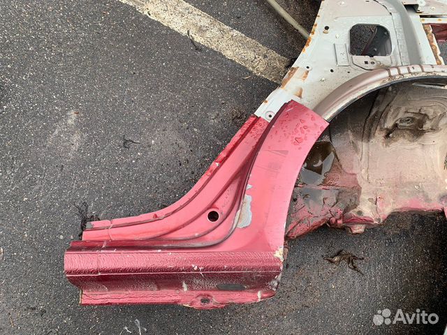 Крыло заднее левое, сапожок Sandero 1