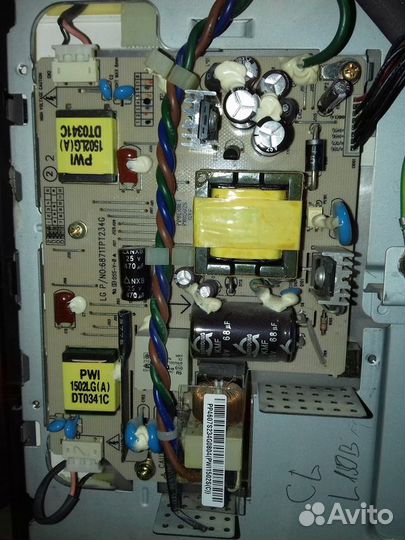 Блок питания с инвертором монитора LG L1520B