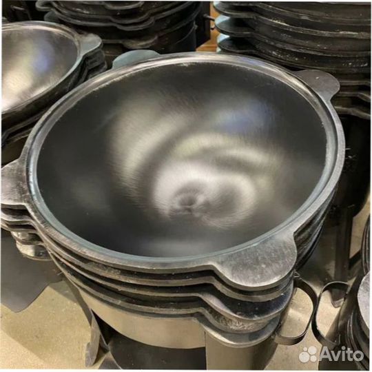 Казан чугунный 12л Узбекский