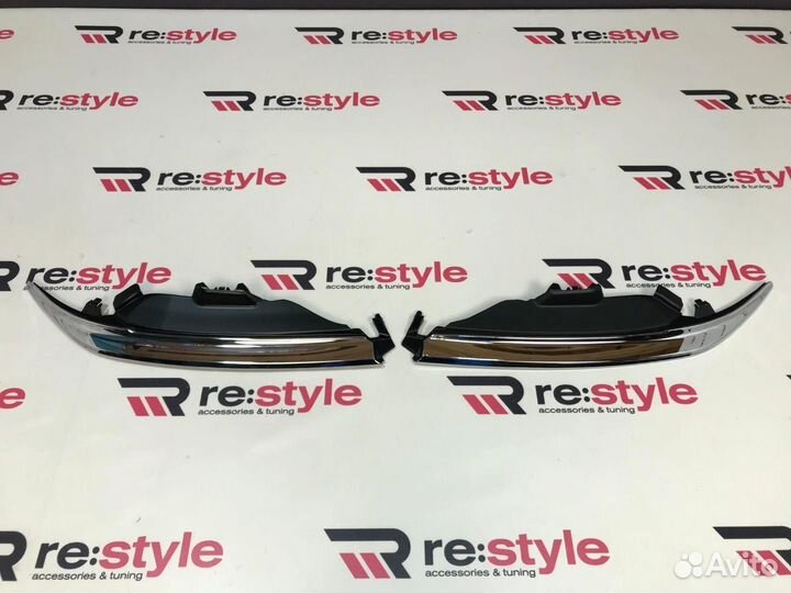 Ресницы фар Toyota Camry 55 14-17г Хром K1995