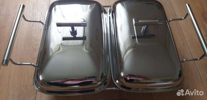 Блюдо regent двойное для запекания с подогревом