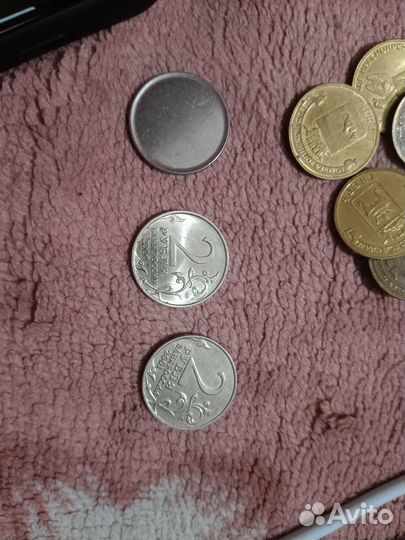 Монеты с браком и юбилейные