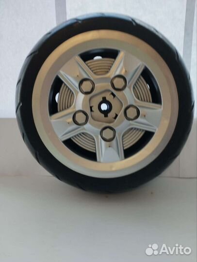 Колесо резиновое EVA 24 см для электромобиля