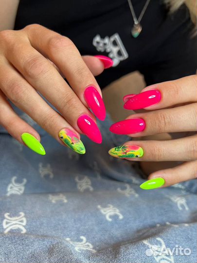 Маникюр с покрытием шеллак гель лак