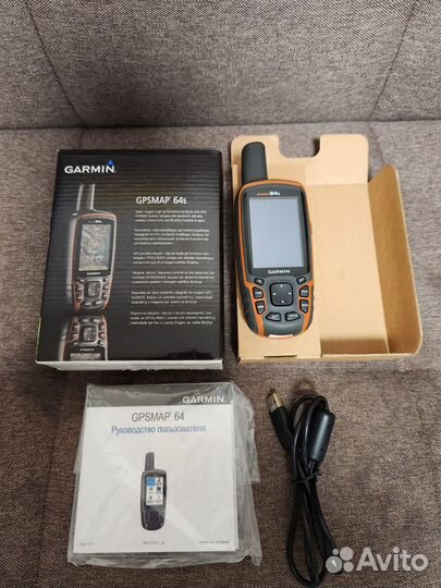 Навигатор Garmin gpsmap 64s (карта топо 6.43)