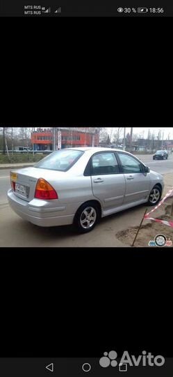 Дверь левая задняя зузуки лиана седан