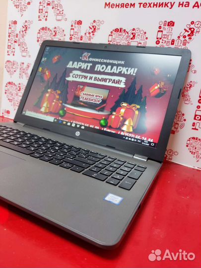 Ноутбук HP i5-7200u/4gb/500gb/HD тмн7