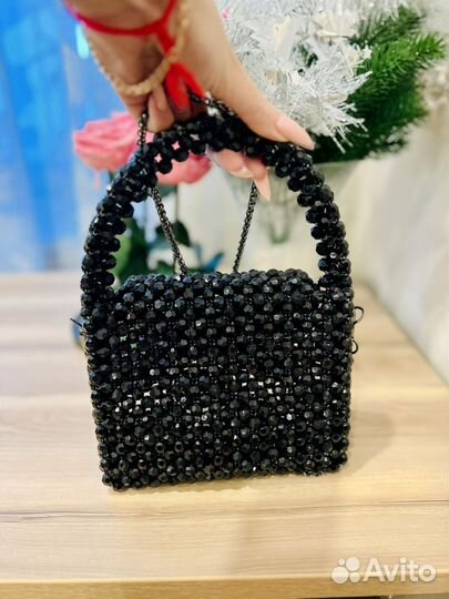 Сумка из бусин ручной работы