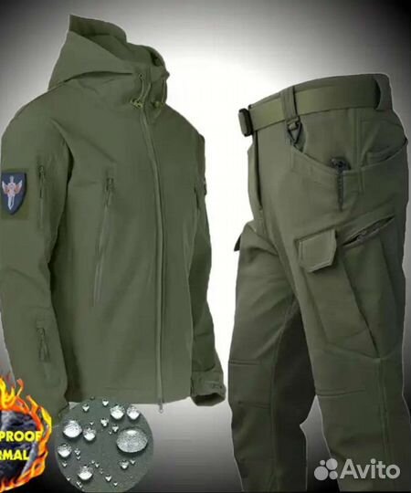 Тактический костюм демисезонный softshell