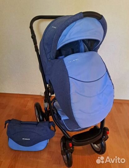 Коляска Riko bruno 3 в 1 (как новая)