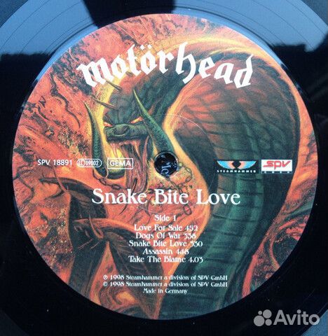 Motorhead / Snake Bite Love (LP)