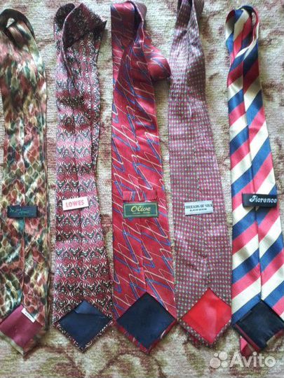 Галстуки винтаж. Запонки СССР