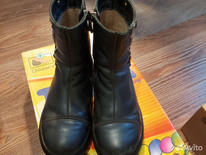Полусапоги утепленные детские размер 32