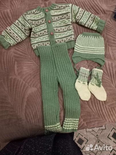 Детские вещи ручное вязание бу