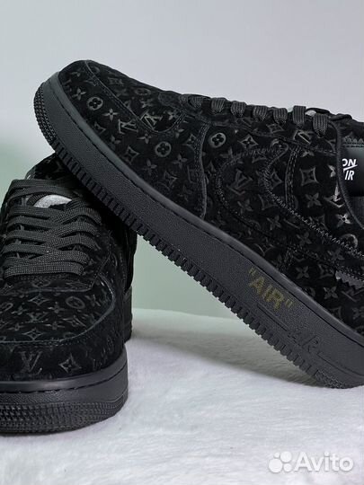 Louis Vuitton X Nike Air Force 1 Low Black