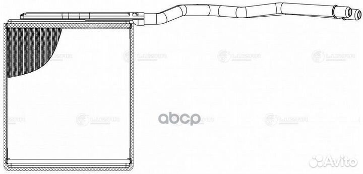 Радиатор отопителя mazda 3 (BK) (03) шт LRH 25