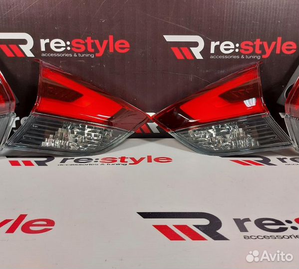 Стопы Nissan X-Trail 32 Стиль 18 Красные N1896