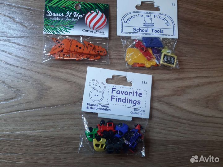 Пуговицы декоративные