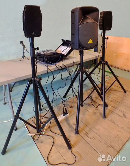 Аренда концертной звукосистемы behringer