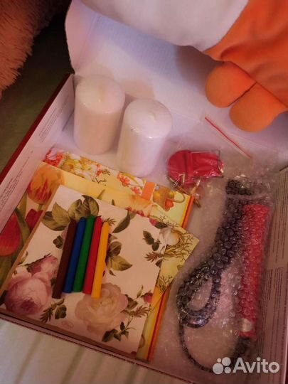 Набор для декорирования свечей с пирографом