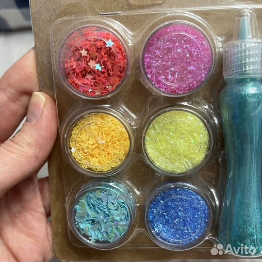 Глиттер блестки для творчества