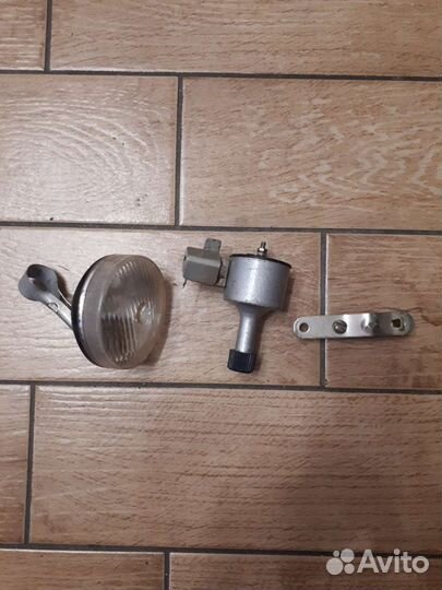 Фара с генератором СССР для велосипеда